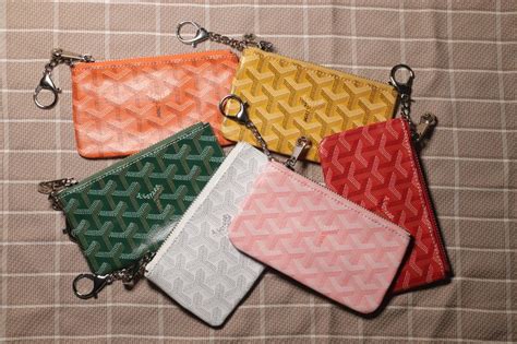 goyard keyring|goyard keychain wallet.